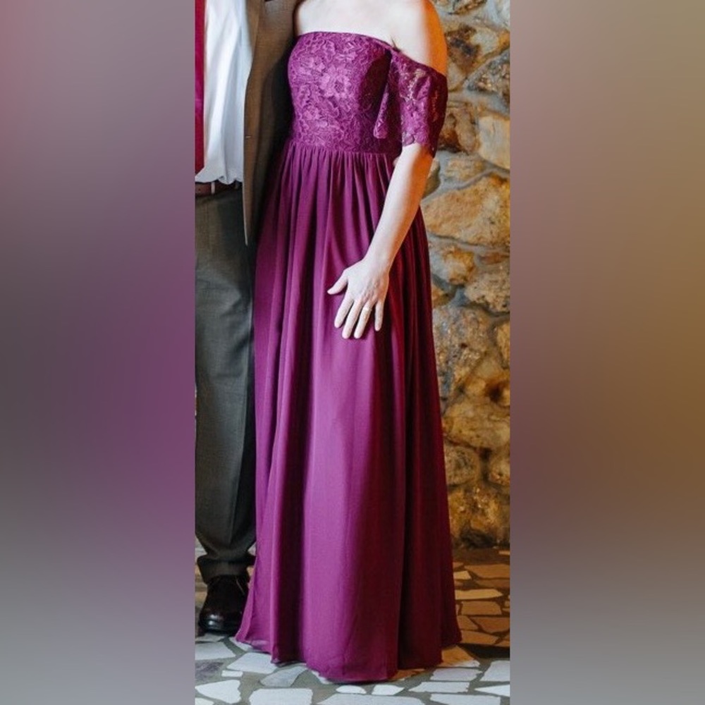 JJ’s House Carbarnet Bridesmaid Dress!